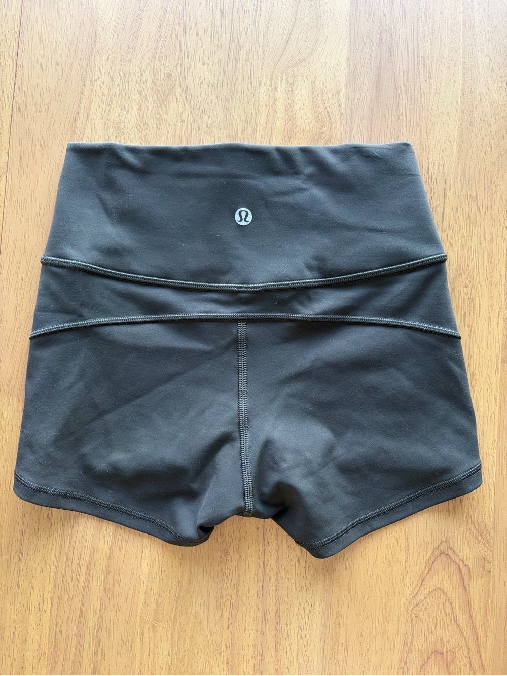 lululemon Olive Biker Shorts